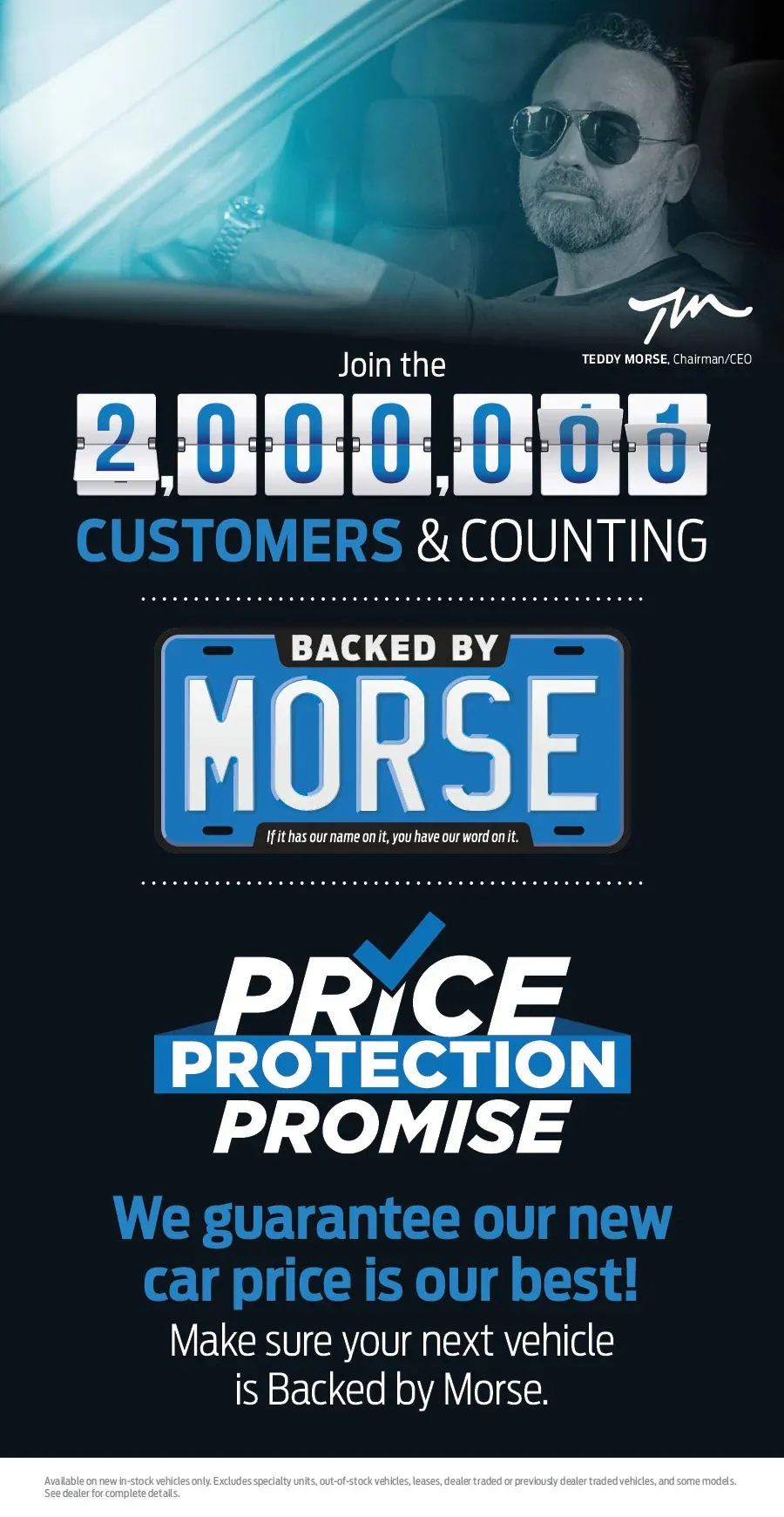 join the 2,000,000 customers and counting, price protection promise banner Design 3 in Royal Oak MI